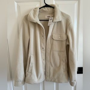 Hollister Fleece Shirt Jacket